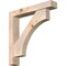 Ekena Millwork Westlake Block Smooth Bracket w/ Offset Brace, Douglas Fir, 5 1/2"W x 32"D x 32"H BKT0604X32X32WTL05SDF - alternate 1